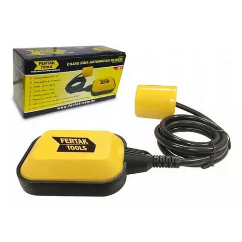 Bóia automática de nível para caxa d`água ou poço - Bivolt (127/220V) 25 Amperes