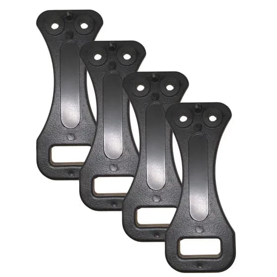 Kit 4 Puxador Porta Traseira Baú Caminhão Trava