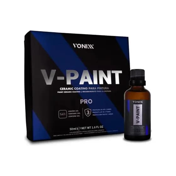 Vitrificador de Pintura Líquido Vonixx V-PAINT PRO 50ml Proteção UV