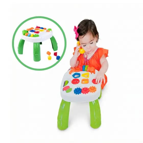 BRINQUEDO MESA DIVERTIDA PLAY TIME VERDE