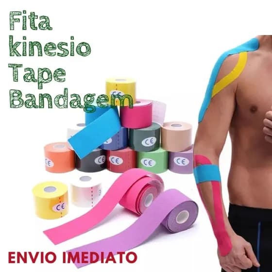 Fita Kinesio Tape Bandagem Crossfit esportes