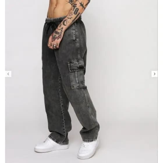 Calça Cargo Masculina Bolso Lateral