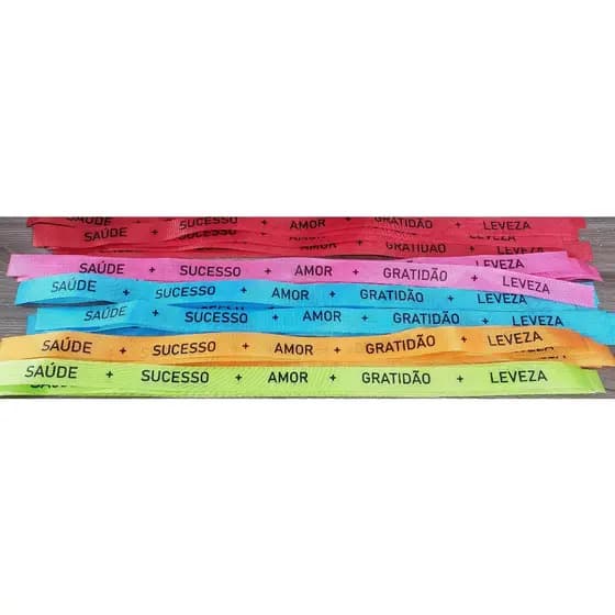 2000 fitinhas tafetá personalizadas 1x35cm