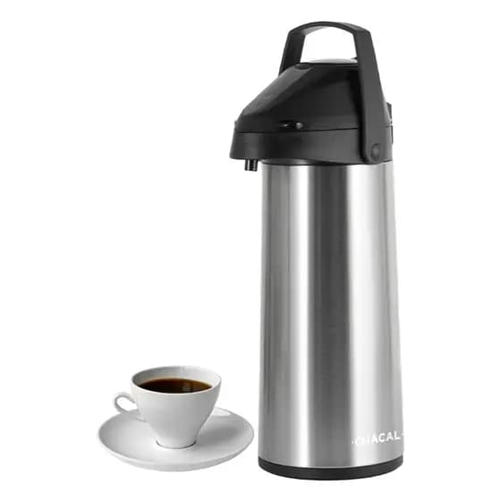 Garrafa Térmica Inox Chacal 1,9L para Café Chimarrão Tereré Quente e Frio Alta Conservação de Temperatura