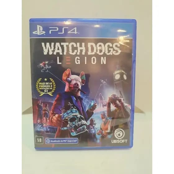 Jogo Watch Dogs Legion - PS4 Atualização disponível para PS5