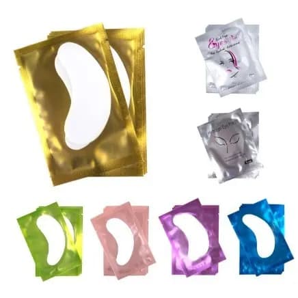 50 Pares adesivo Gel Pad Protetor de Pálpebras Alongamento de Cílios