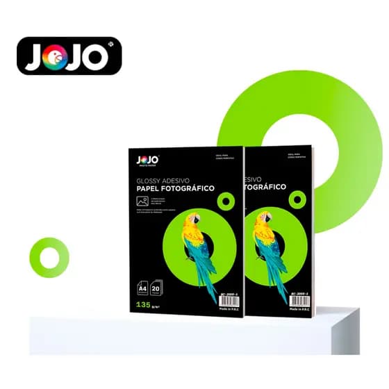 Papel Fotográfico ADESIVO A4 135g À Prova D'água 100 Folhas Glossy Premium