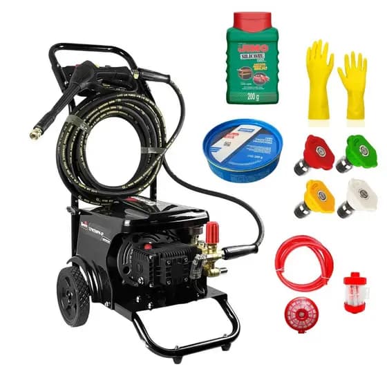 Lavadora Alta pressao Motor Inverter 2500w Para Barracao lava jato Toyama
