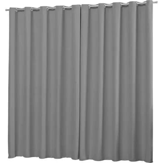 Cortina Camile Em Tecido Blackout 99% Corta Luz 8 x 2,20 - Para Quarto/Sala e Escritório - Envio Imediato
