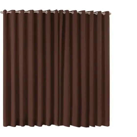 Cortina Luisa Corta Luz Em Tecido Blackout 5 x 2,55 - Para Quarto/Sala e Escritório - Envio Imediato