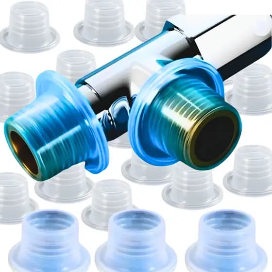 Kit 30 Vedante Silicone Anti Vazamento para Torneira e Cano com Rosca Substitui Fita Veda Rosca