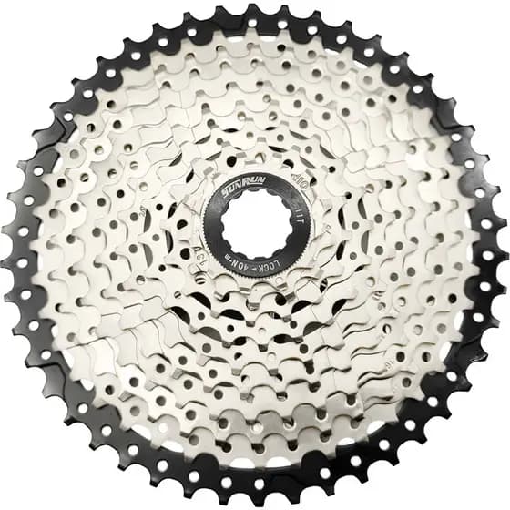 Cassete 10 velocidades MTB Sunrun 11/ 46 dentes K7 alumínio
