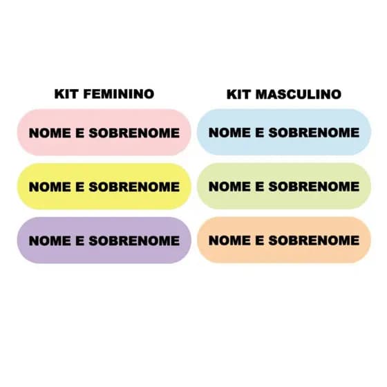 Kit 18 etiquetas personalizadas termocolantes para roupas - Aplicação com ferro de passar