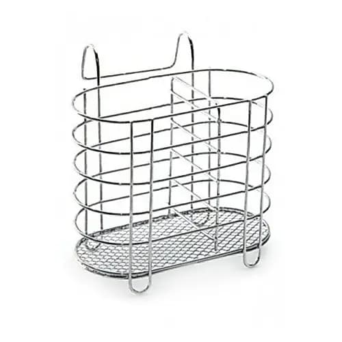 Porta Talheres Super resistente Organizadores Cromado Alça Encaixável Talher Top Útil 15,5x20x10cm