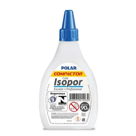 COLA ISOPOR COMPACTOR 90g ESCOLAR / PROFISSIONAL POLAR