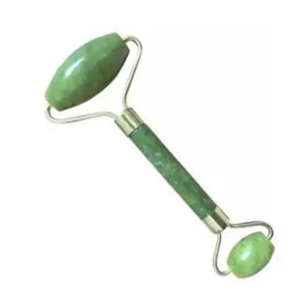 Rolo Pedra de Jade Placa Gua Sha Massagem Facial Anti Ruga