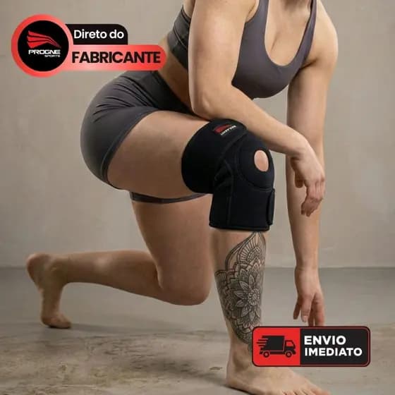 JOELHEIRA AJUSTAVEL COM HASTES FLEXIVEIS - LESOES ESPORTES TREINOS - PROGNE SPORTS