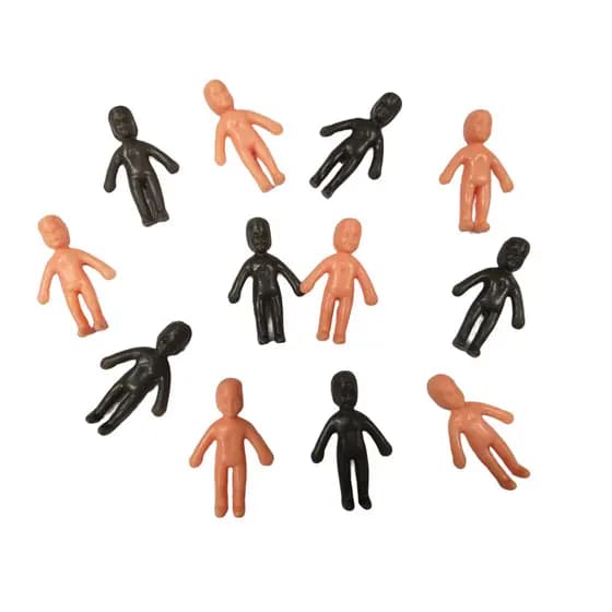 Bonequinhos Boneco Xaxa Para Maquete Escolar Chá de Bebê Mini Bonecos Plástico
