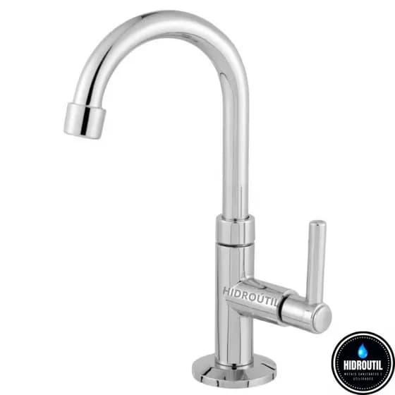 Torneira ABS Pia Banheiro Lavatório Tubo Inox 1/4 de Volta 1198 5/8 C72