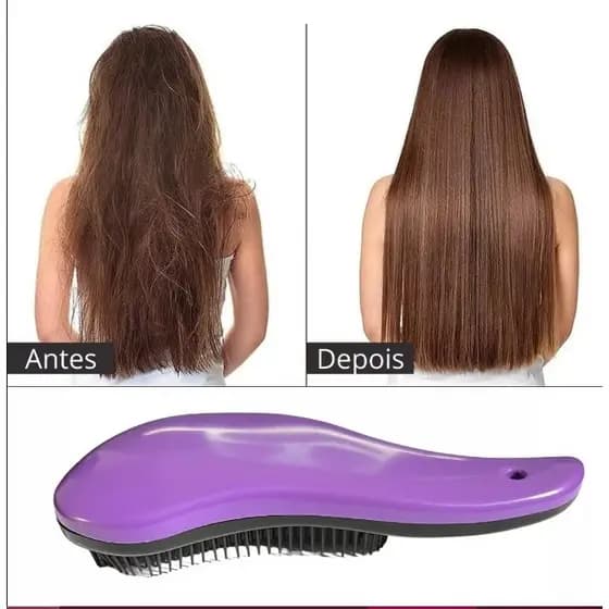 Escova Mágica Profissional Desembarcadora De Pentear Cabelo Excelência