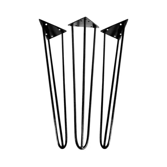 3 Pés 55cm Para Móveis Pés De Ferro Rack Puff Mesinha Banco