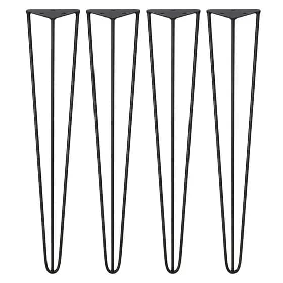 4 Pés 55cm Para Móveis Pés De Ferro Rack Puff Mesinha Hairpin Legs