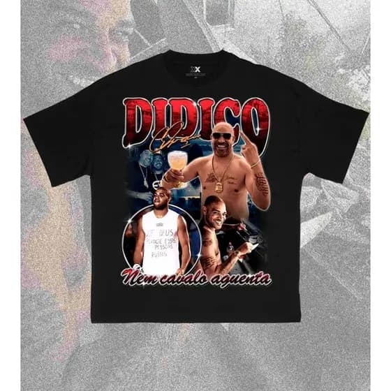 Camiseta Masculina Algodão Adriano premium Didico Atleta 100% Algodão t-shirt 30.1- futebol estampa em negrito
