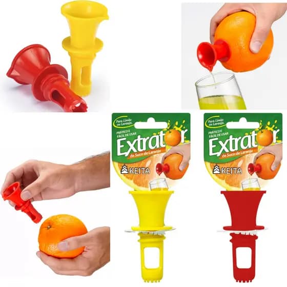 Kit 10 Extrator De Suco Keita Manual Laranja Fruta Cozinha Rápido Cozinha Espremedor De Frutas Multi