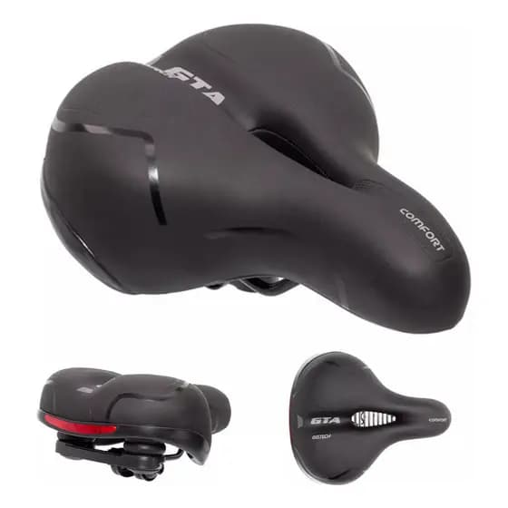 Selim Bike Bicicleta Mtb Com Gel E 2 Molas Elastômero Super Confortável