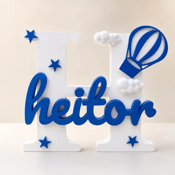 Nome Personalizado 3D Infantil Letreiro Porta Maternidade Decoração Quarto Bebê Presente
