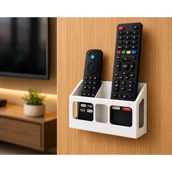 Organizador Controle Remoto Parede Sem Furos Suporte TV