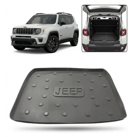 Tapete Bandeja Porta Malas Jeep Renegade 2021 a 2023 Preto