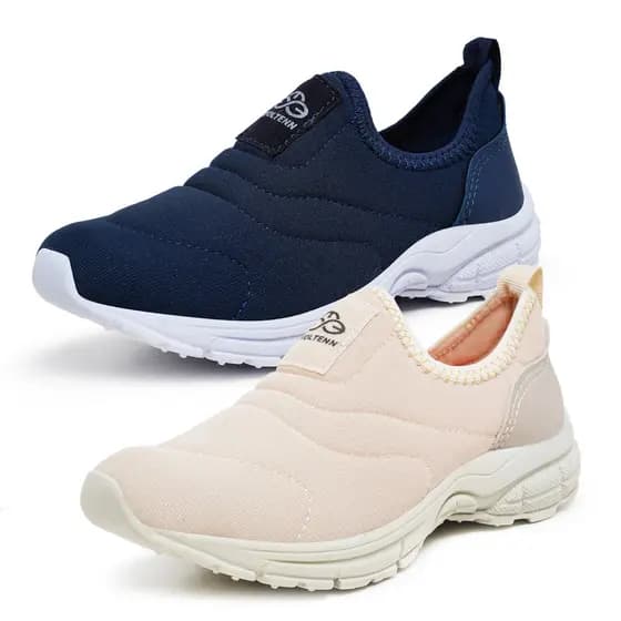 Combo 2 Tênis Infantil Masculino Menino Resistente Respiravel Sem Cadarço Top