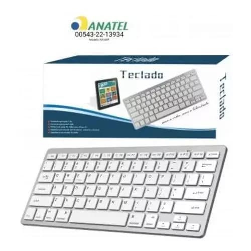 Mini Teclado S/ Fio Wireless Compacto Notebook Pc