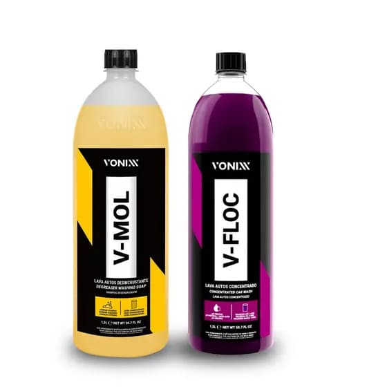 kit Lavagem V-mol 1,5l Shampoo V-floc Vonixx 1,5 - Vonixx
