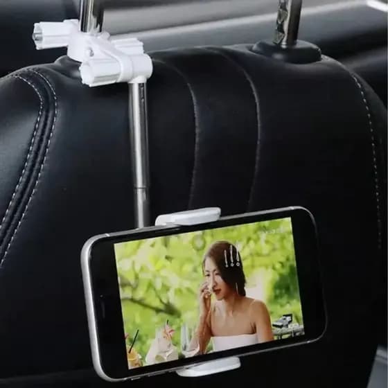 Suporte Celular Para Espelho Retrovisor ou haste encosto de cabeça p crianças no banco de traz