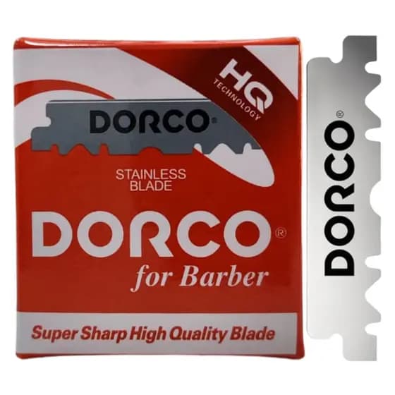 Lamina para barbear Dorco Red 100 Unidade Meia Laminas
