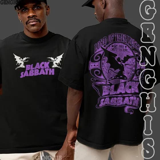 Camiseta Black Sabbath Lord Of This World Rock N Roll Classico 90s Unissex Basica e OVERSIZED