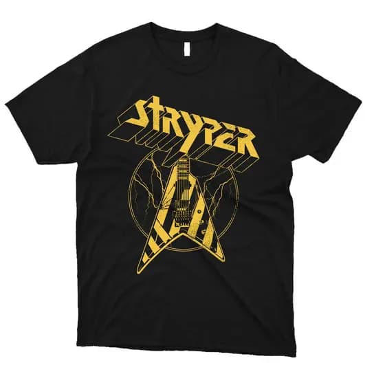 Camiseta Stryper Banda de Rock Anos 80 Camisa Basica e Oversized Algodão