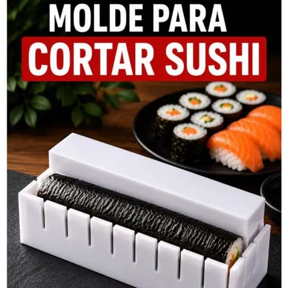 Molde Para Cortar Sushi Profissional Uniforme Rápido E Prático Forma