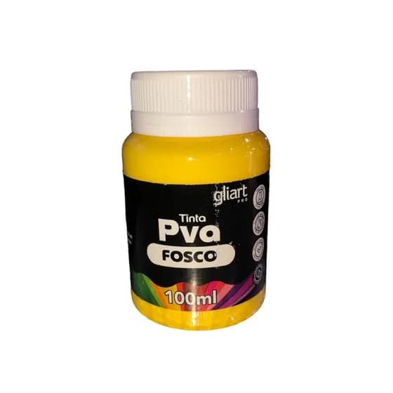 Tinta PVA Fosco Gliart: Vermelho Escarlate - 100ml VENC 08-2026