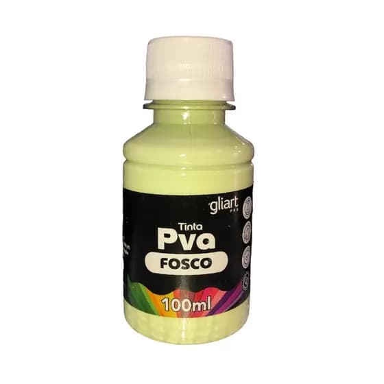 Tinta PVA Fosco Gliart: Capim Limão - 100ml VENC. 06-2026