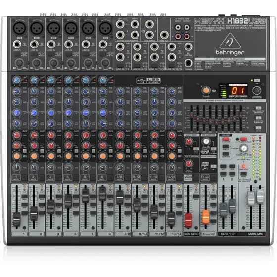 Mesa de Som Console Xenyx X1832USB Behringer 110V Usado