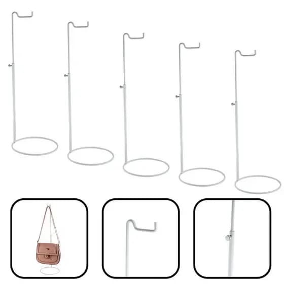 Kit 5 Expositor Porta Bolsa Para Vitrine Balcão Em Lojas