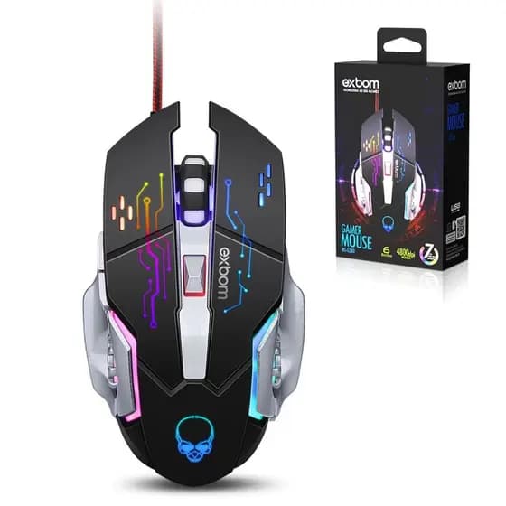 Mouse Gamer 7D 4800 EXBOM