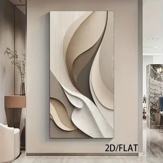 Quadro Decorativo 110x80cm clean leveza originalidade exclusividade Decore Sala,Quarto,Copa,consultório,escritório,hall