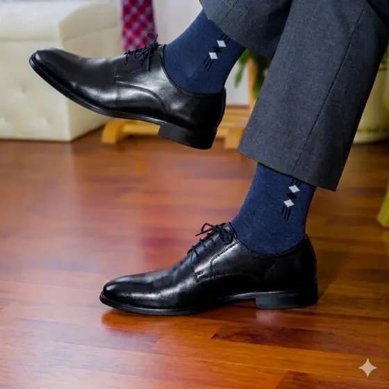 Meia Social Masculina Clássica Confortável KIT COM 3