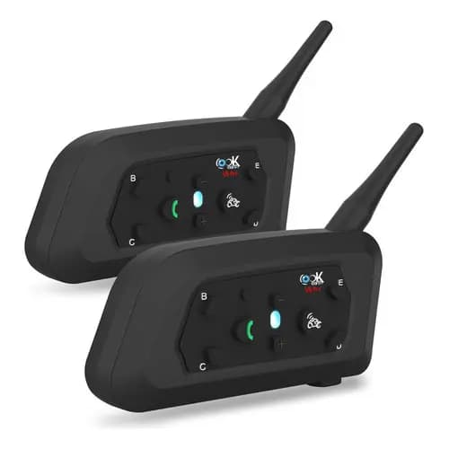 Intercomunicador - V6 Pro + Kit c/ Dois Aparelhos + Controle