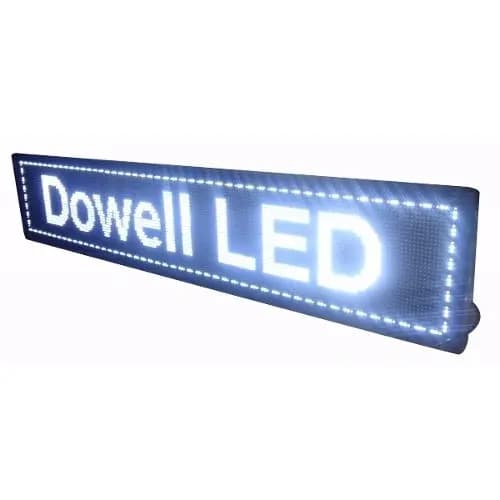 Letreiro Painel Led Interno Bivolt 70x20cm Wifi +USB branco