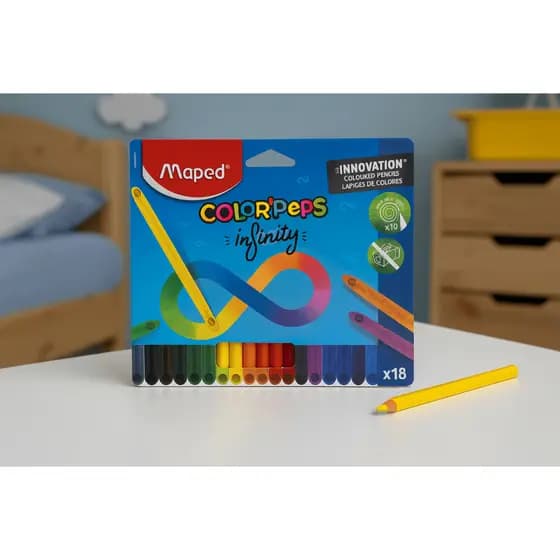 Lapis De Cor Color Peps Infinity Maped Resistente